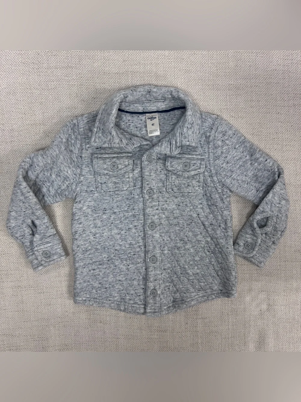 OshKosh Boys Quilted Button Up Size 4T